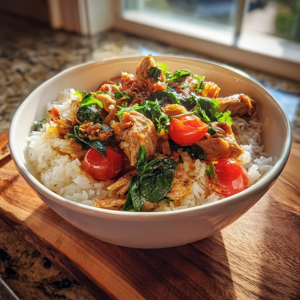 High Protein Turkey And Rice Bowl