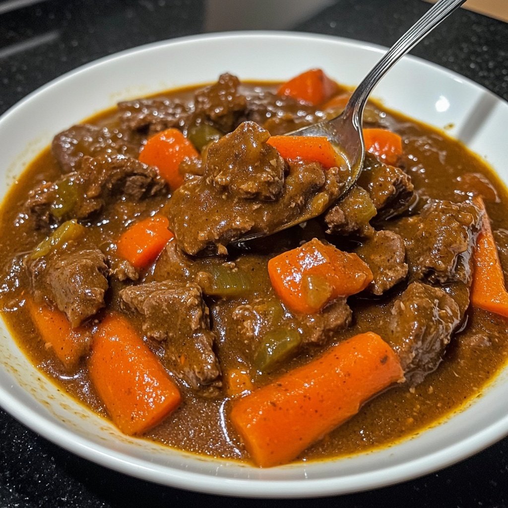 Jamaican Beef Stew With Rice