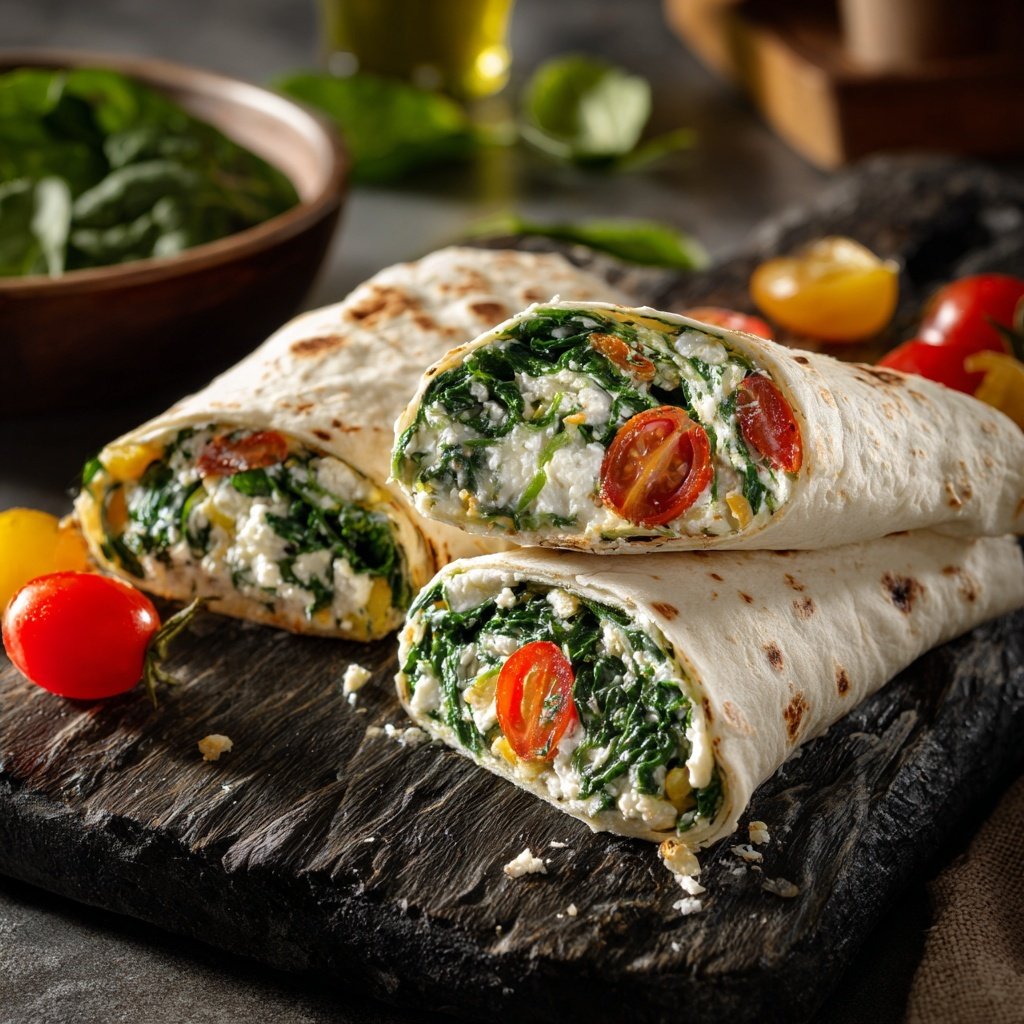 High Protein Egg White Dinner Wrap