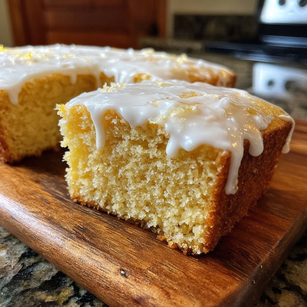Soft Vanilla Snack Cake From Scratch