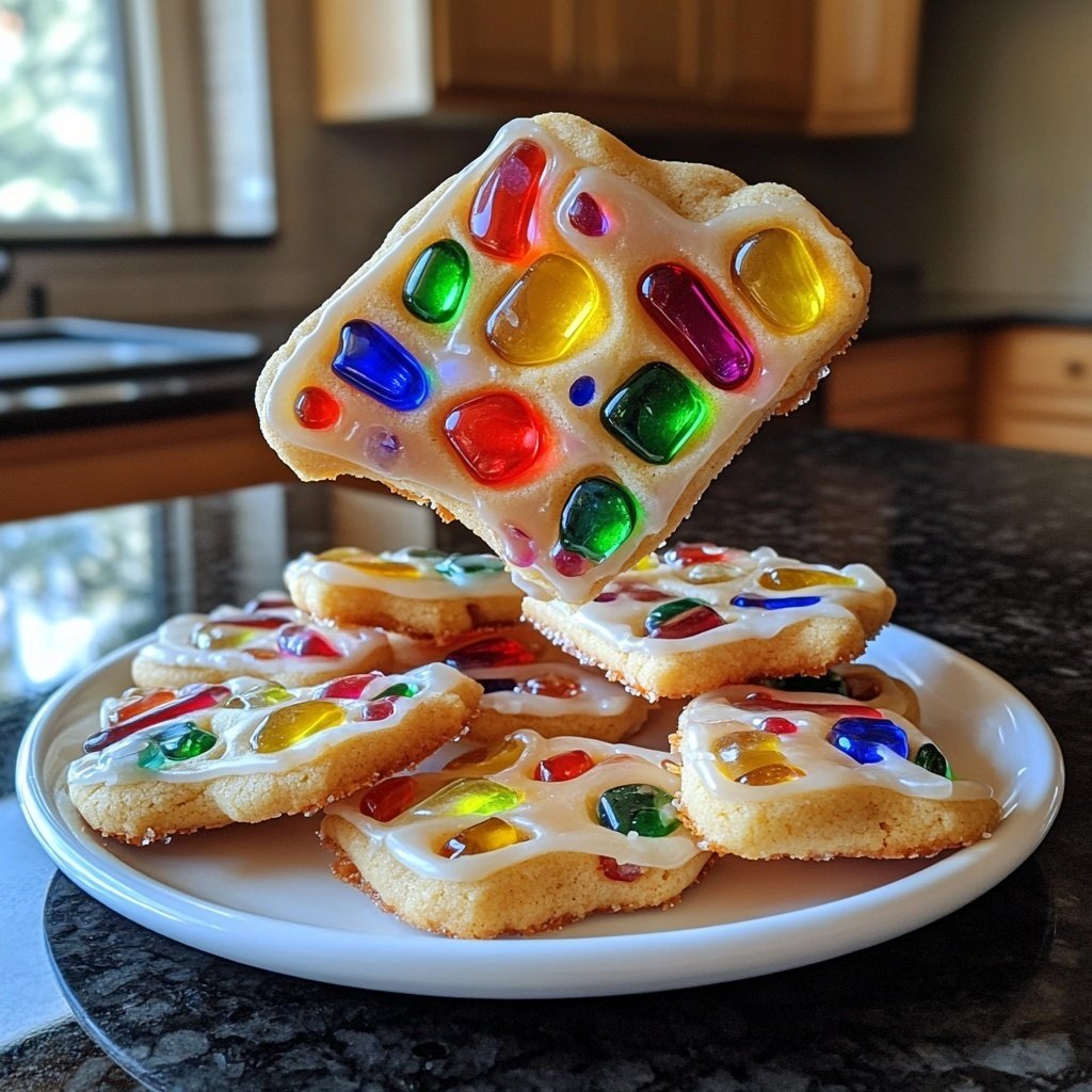 Easy Stained Glass Cookies