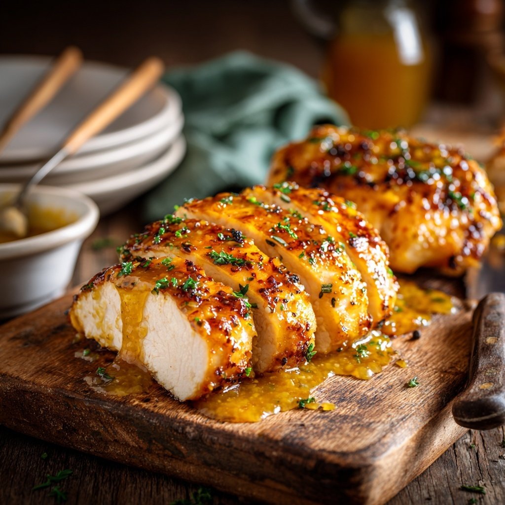 Baked Honey Mustard Chicken Breasts