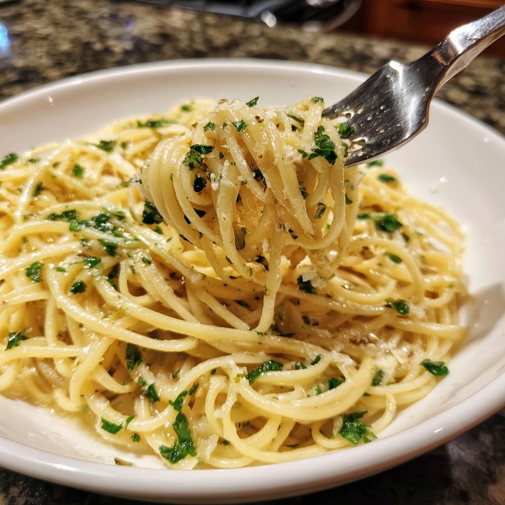 Quick & Easy 15-Minute Garlic Pasta