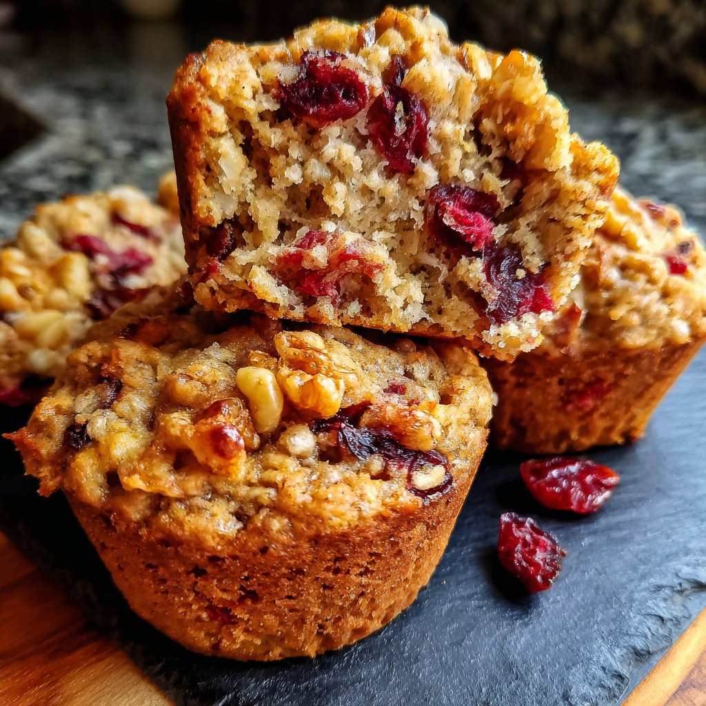 Soft Oatmeal Breakfast Muffins