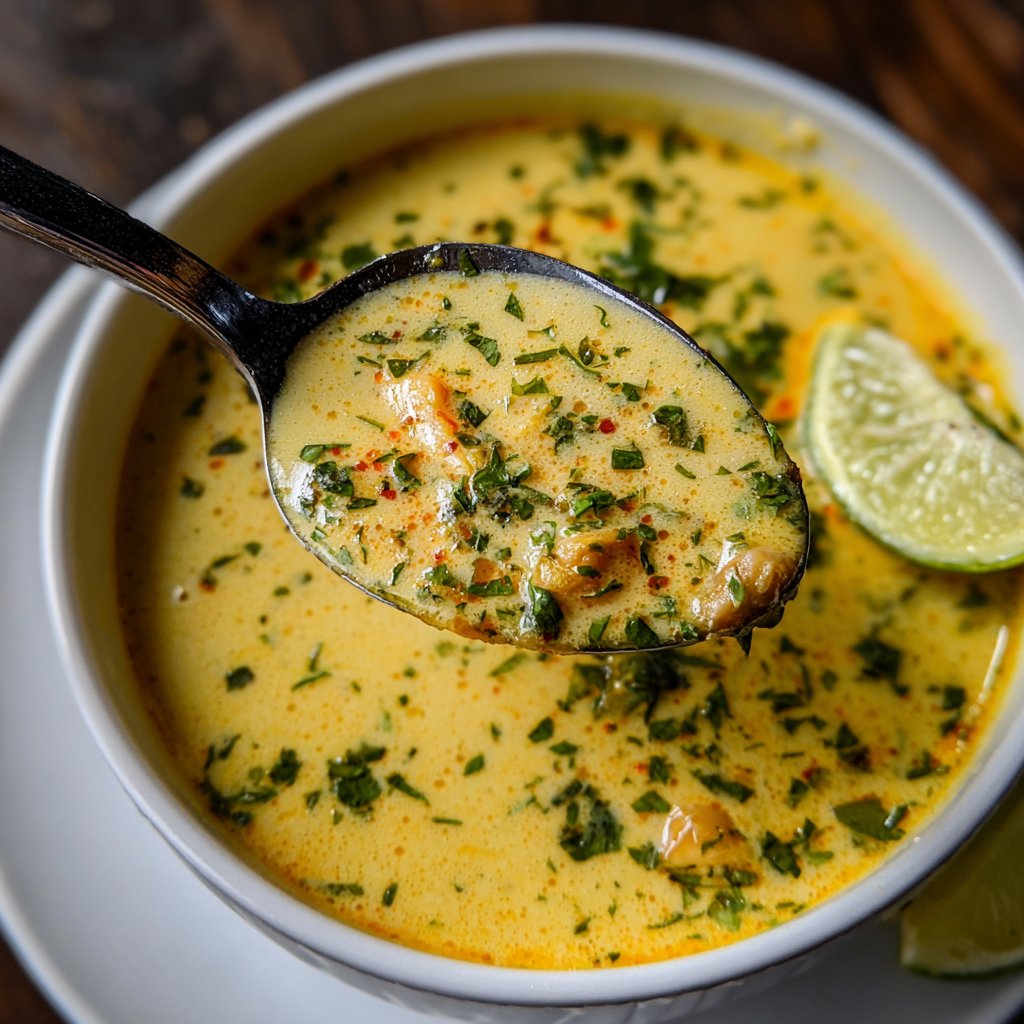 Creamy Lemon Chickpea Soup