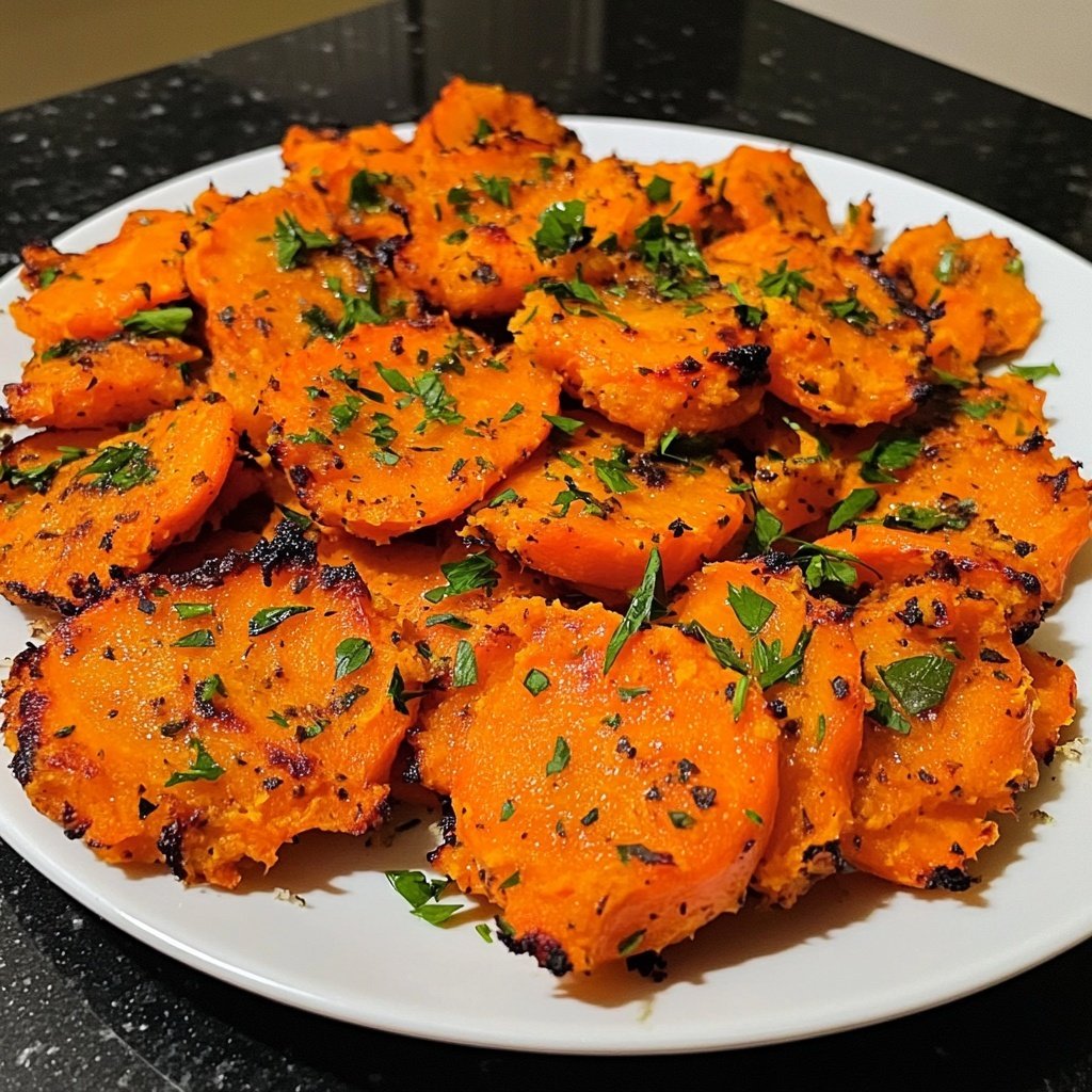 Healthy Smashed Carrots