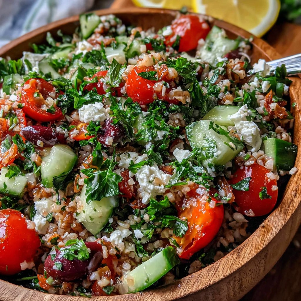 Mediterranean Bulgur Salad